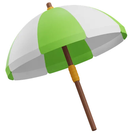 Plage parasol  3D Icon