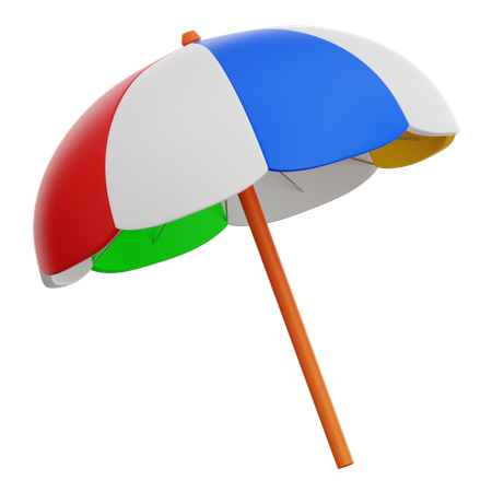 Plage parasol  3D Icon