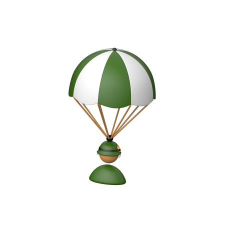 空挺兵  3D Icon