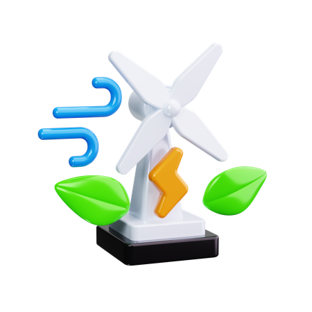 Parc éolien  3D Icon
