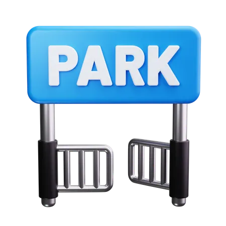 Porte du parc  3D Icon