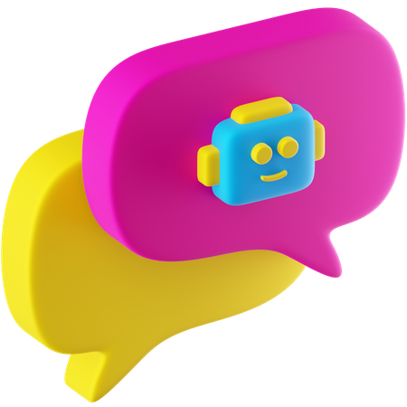 Parceiro de conversa  3D Icon