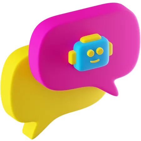 Parceiro de conversa  3D Icon