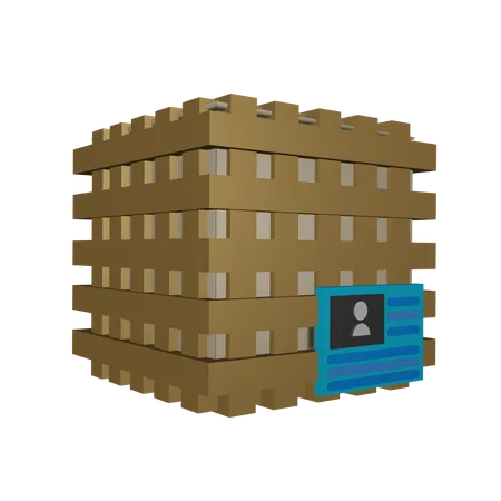 Parcel  3D Icon