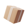 3d parcel box illustration