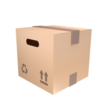 Parcel Box  3D Icon