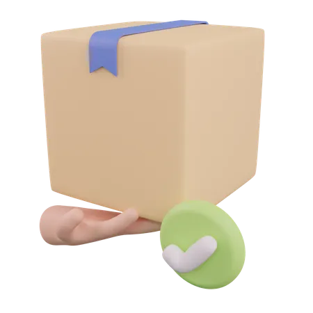 Parcel Delivered  3D Icon