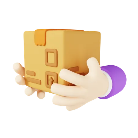 Parcel Delivery 3D Icon