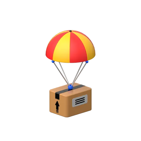 Parcel delivery updates.  3D Icon