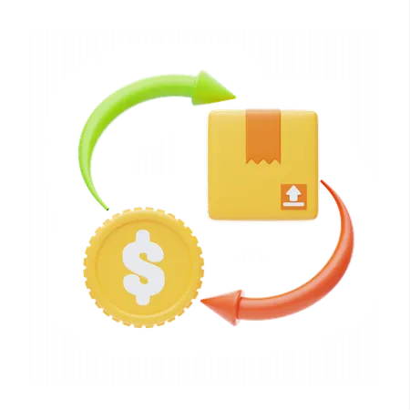 Parcel Exchange  3D Icon