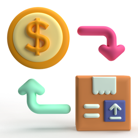 Parcel Exchange  3D Icon