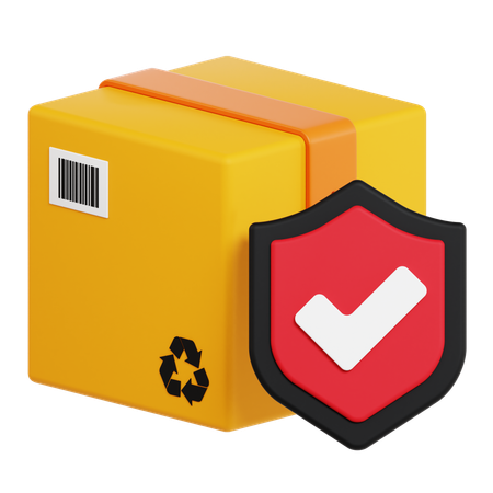 Parcel Insurance  3D Icon