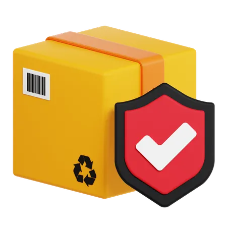 Parcel Insurance  3D Icon