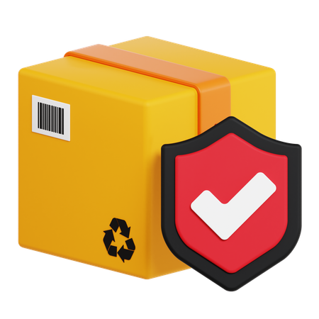 Parcel Insurance  3D Icon