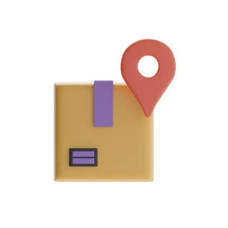 Parcel Location  3D Icon