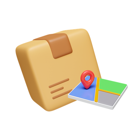 Parcel Location  3D Icon