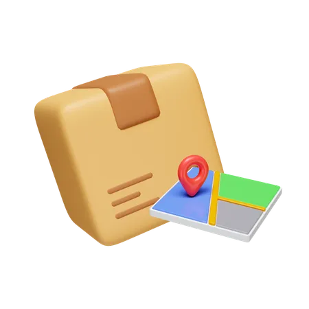 Parcel Location  3D Icon