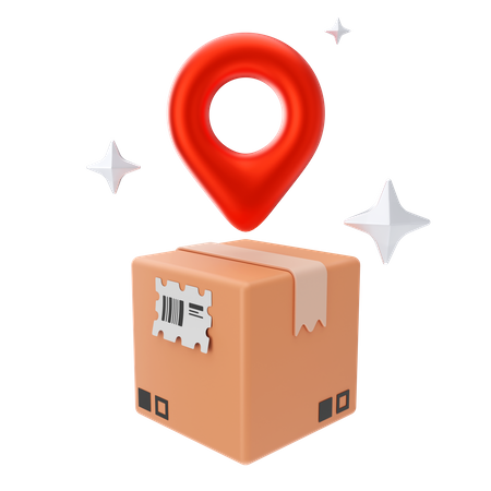 Parcel Location  3D Icon