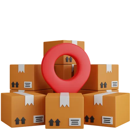 Parcel Location  3D Icon