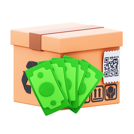 Parcel Payment  3D Icon