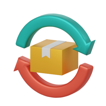 Parcel Refund  3D Icon