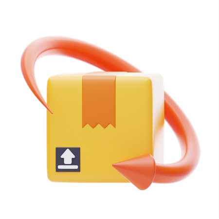 Parcel Return  3D Icon