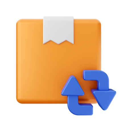 Parcel Return  3D Icon