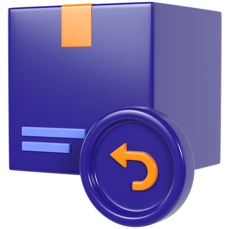 Parcel Return  3D Icon