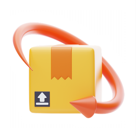 Parcel Return  3D Icon