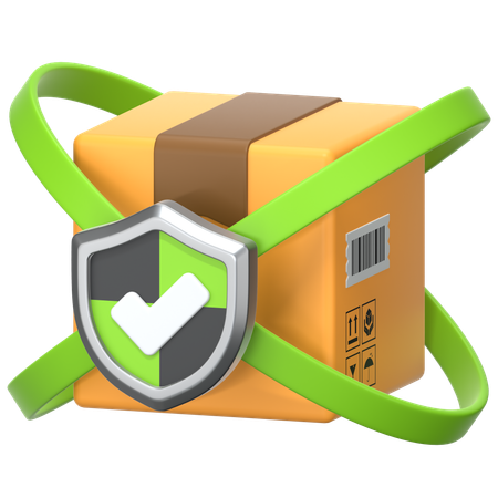 荷物の安全性  3D Icon