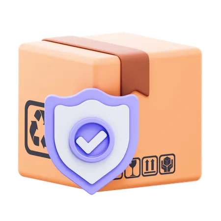 Parcel Safety  3D Icon