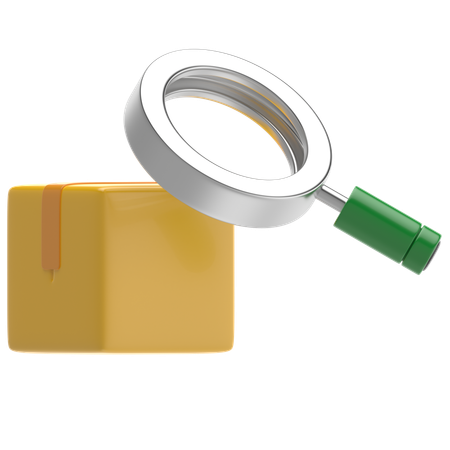 Parcel Search  3D Icon