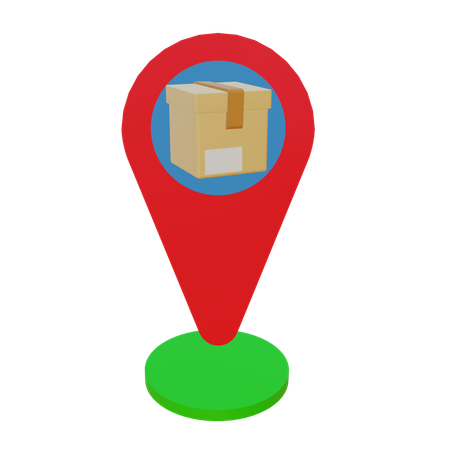 Parcel Tracking  3D Icon