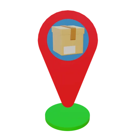 Parcel Tracking  3D Icon