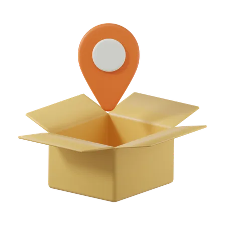 Parcel Tracking  3D Icon