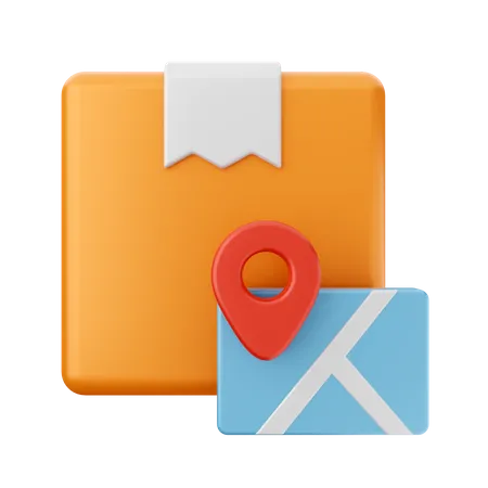 Parcel Tracking  3D Icon