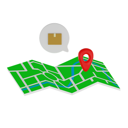 Parcel Tracking  3D Icon