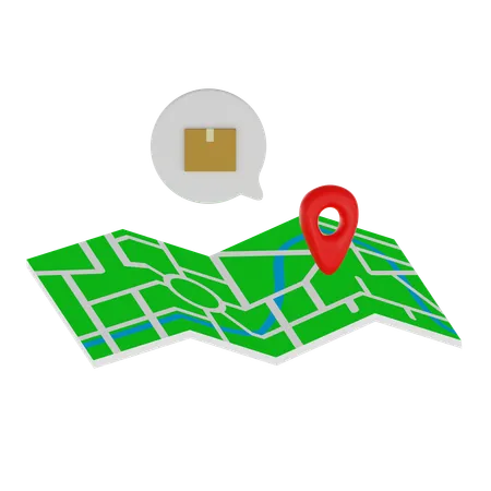 Parcel Tracking  3D Icon