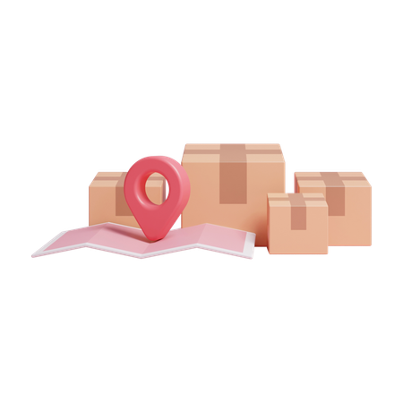 Parcel Tracking  3D Icon