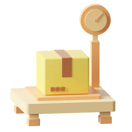 Parcel Weight  3D Icon