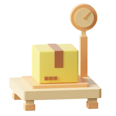 Parcel Weight  3D Icon