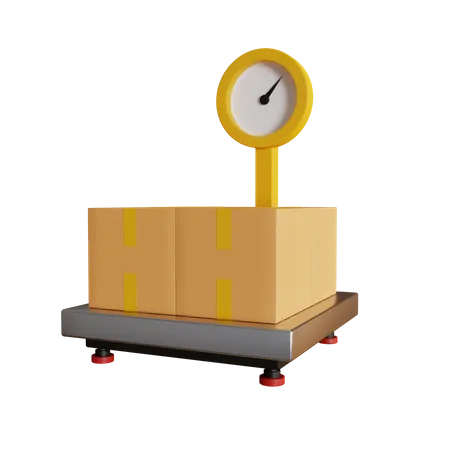 Parcel Weight 3D Icon