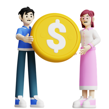 Parceria financeira  3D Icon