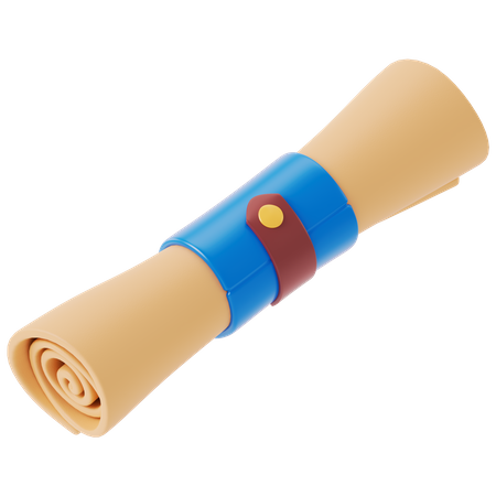 Parchemin  3D Icon