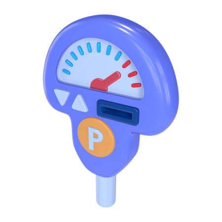 Parcmètre  3D Icon