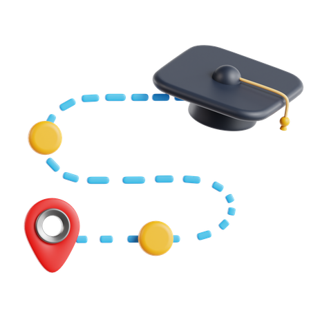 Parcours d'apprentissage  3D Icon