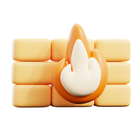 Pare-feu  3D Icon