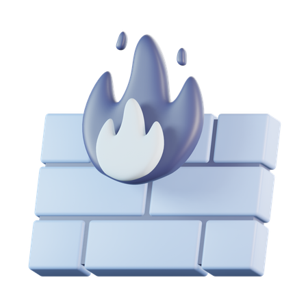 Pare-feu  3D Icon