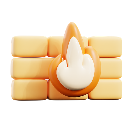 Pare-feu  3D Icon