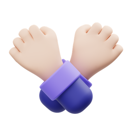 Pare o gesto com a mão  3D Icon